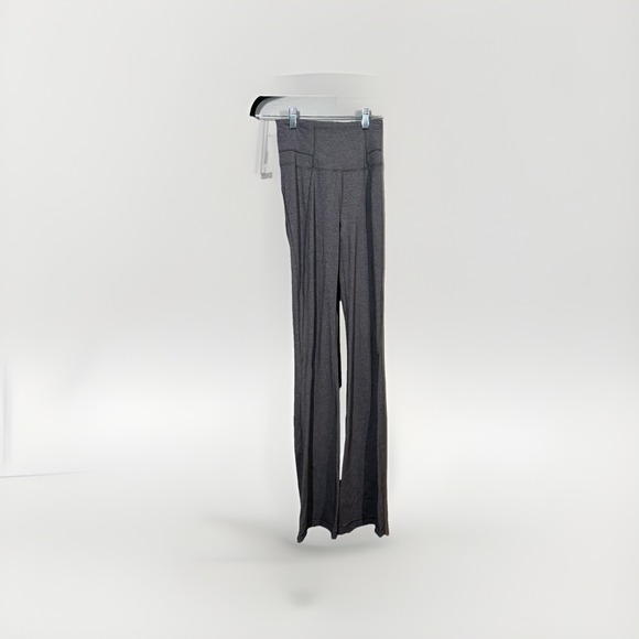 lululemon athletica Pants - Lululemon Groove Flared Pants Size 2 Gray Yoga Leggings 32" Athletic Athleisure